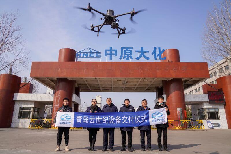 濮阳园区：无人机巡检新模式，助力化工安全出产保险